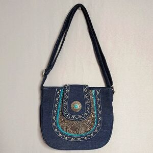 Canyon Sky Denim Shoulder Bag